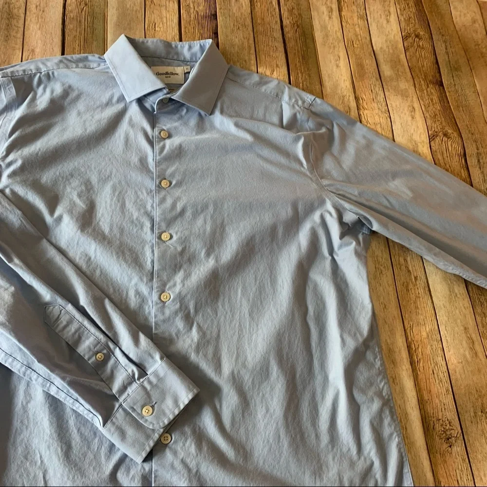 Goodfellow & Co mens long sleeve button down shirt | size Extra Large